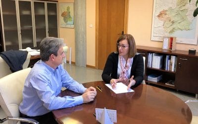 La Portavoz del Grupo Municipal del PP, Alicia Abellán, mantuvo el pasado jueves una reunión con el director general de carreteras, Fernández LLadó