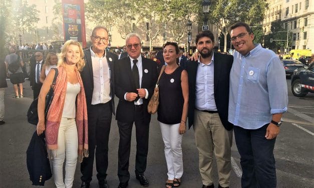 «El pasado sábado, en Barcelona, una avalancha social y política gritamos al mundo NO AL TERRORISMO Y SI A LA LIBERTAD»