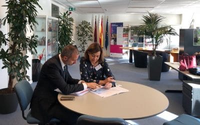 Seve González se reúne en Bruselas con el Director General de Unión Europea y Acción Exterior