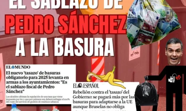 El «tasazo» de Pedro Sánchez obliga a duplicar la tasa de basuras a todos los jumillanos